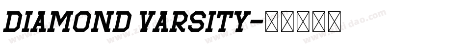 Diamond Varsity字体转换